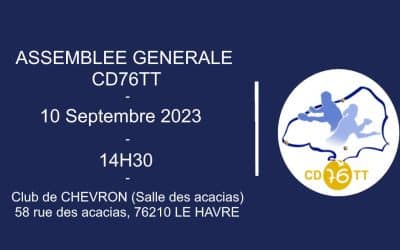 Assemblée Générale Ordinaire CD76TT – 10 Septembre 2022