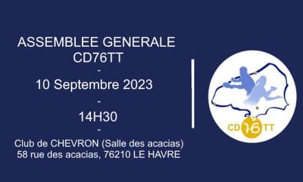 Assemblée Générale Ordinaire CD76TT – 10 Septembre 2022