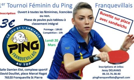 1er Tournoi Féminin du Ping Franquevillais