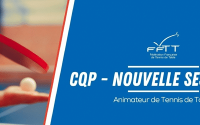 Devenez animateur de tennis de table certifié avec le CQP de la FFTT