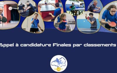 Appel à candidature pour l’organisation des finales par classements