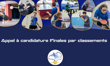 Appel à candidature pour l’organisation des finales par classements