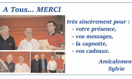 A tous… MERCI !